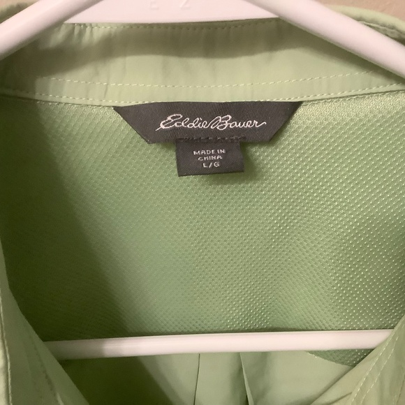 Eddie Bauer short sleeve blouse large - Picture 3 of 3